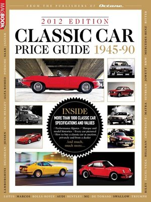 Cover image for Classic Car Price Guide 2012: Classic Car Price Guide 2012